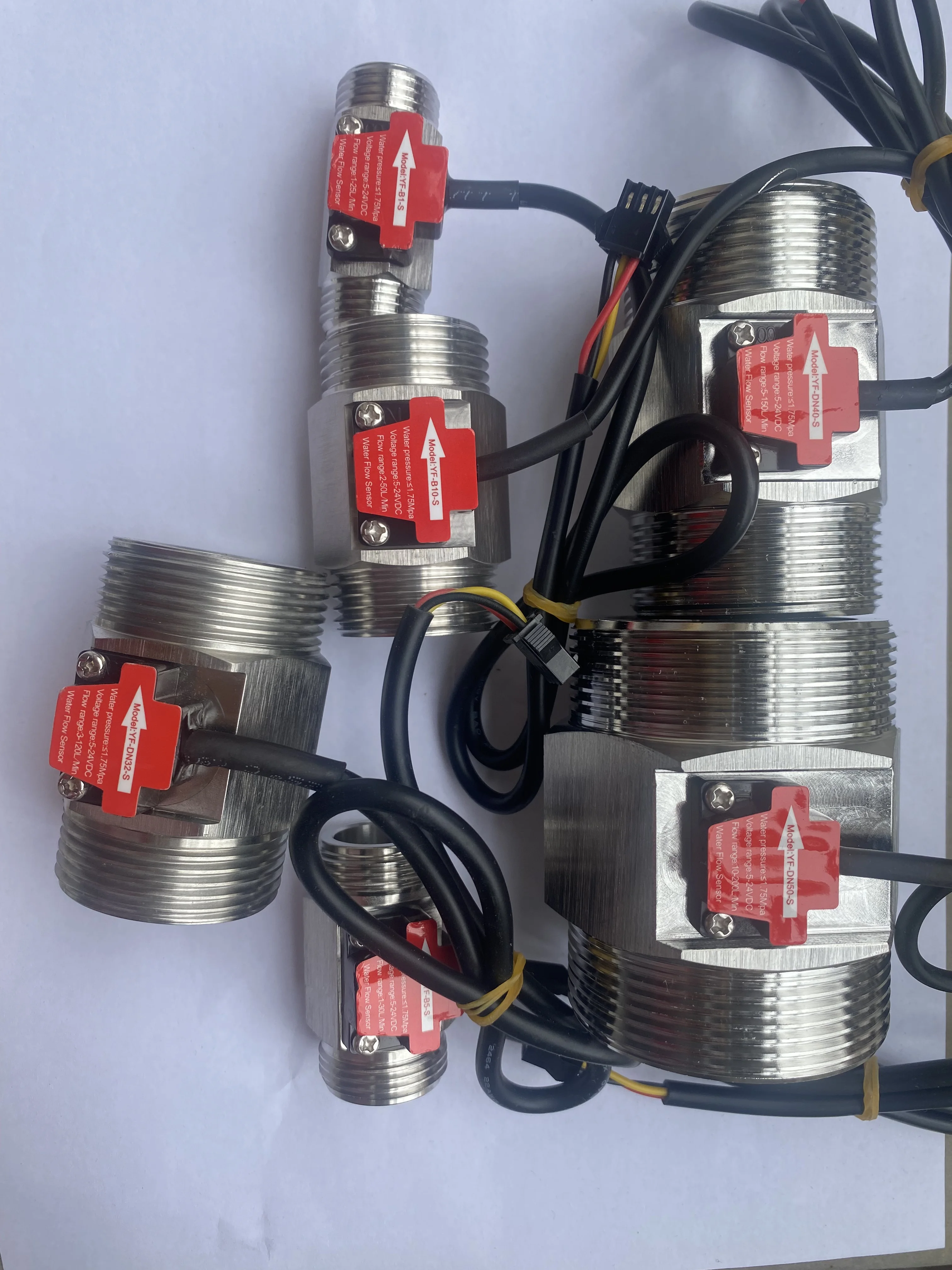 Stainless Steel Hall Flow Sensor Sensor de Fluxo de Água Flowmeter Control Liquid Sensor Switch in in in 11 in 1-1 in in