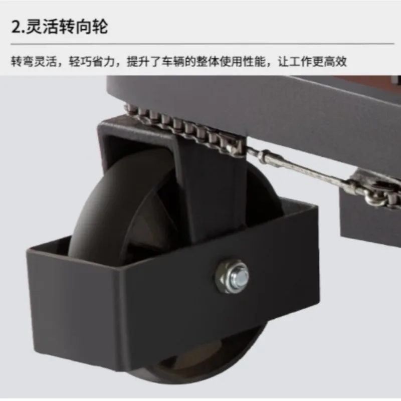 Camion di retromarcia ribaltabile Camion impilatore da 520 kg Camion di retromarcia semielettrico a tamburo dell'olio