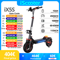 iScooter ix5s 1000W Powerful Electric Scooter 15AH Battery Adult Electric Scooter 45km/h Electric Kick Scooter