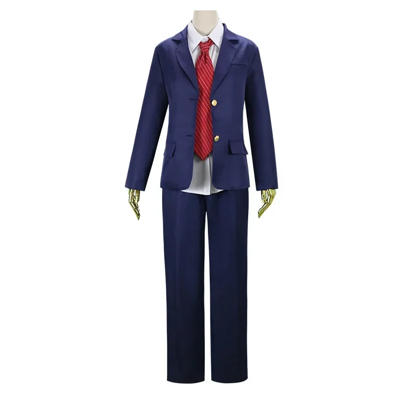 Matsuno Chifuyu Cosplay Anime Tokyo Revengers Costume Baji Keisuke Men Blue School Suit Jackets Pants Tie Sets