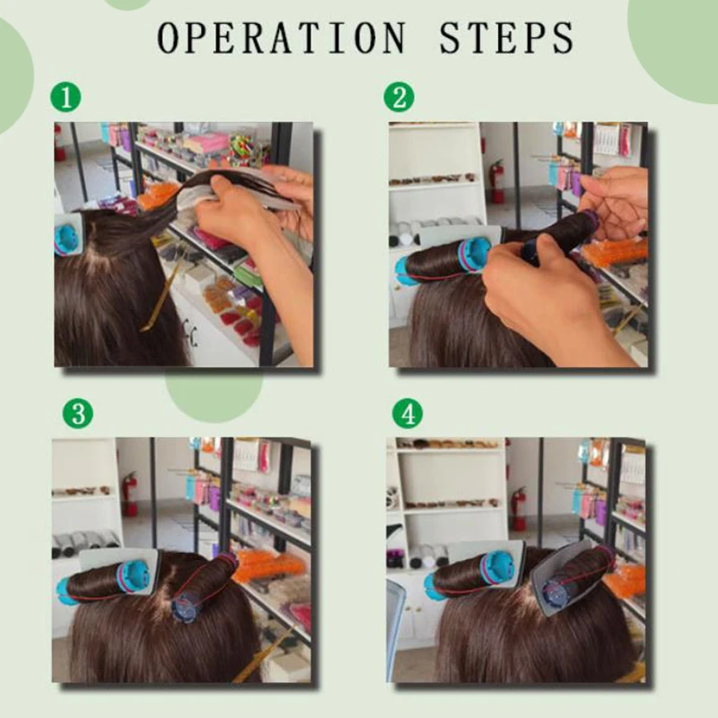 20 Pcs Salon Hair Perming /Thermal Insulation Cotton Pad Rubber Patch Curl Wave Crimp High Temperature Accessory Styling Tools