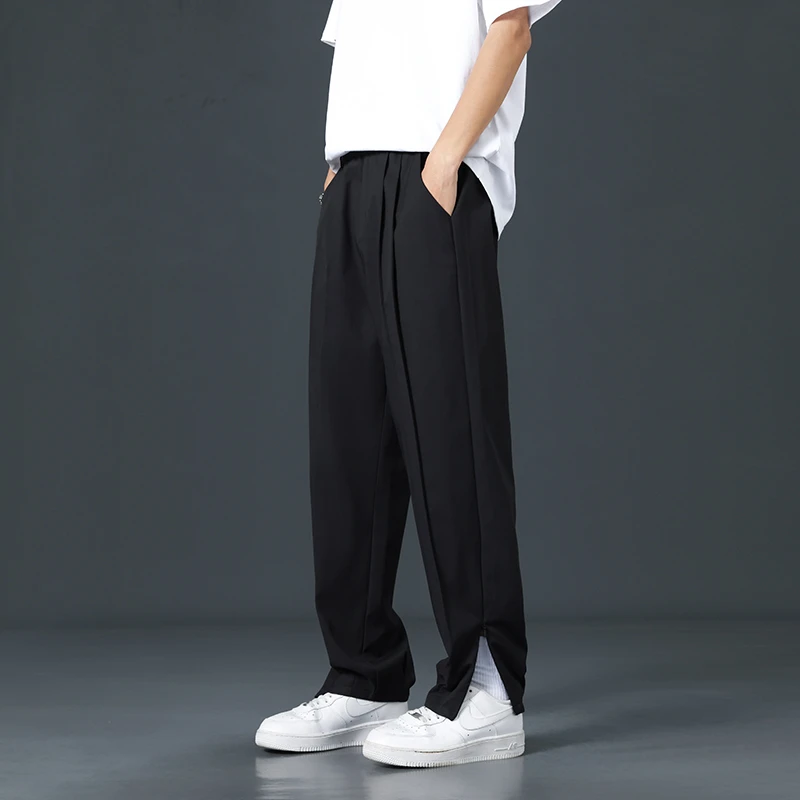 

Men's Thin Casual Pants Large and Wide Floor-Length Cargo Pants Quick-Drying Work Pants