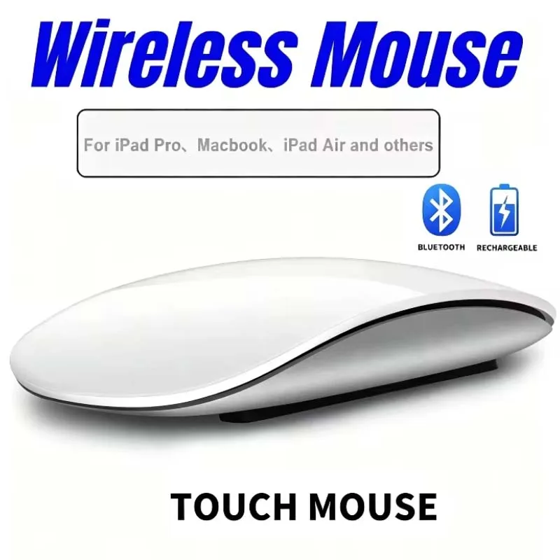 Multi-Arc Touch Wireless Bluetooth Mouse Ergonomic Silent Multi-Touch Control Quiet Mice For Laptop iPad MacBook Desktop PC