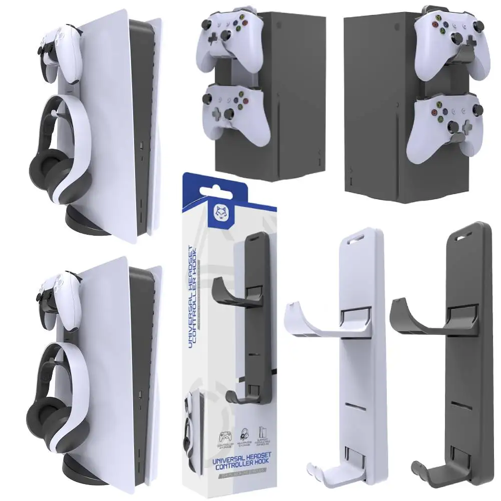 ゲーミング ヘッドセット スタンド ラック コントローラー ホルダー フック ハンガー スタンド XBOX ONE シリーズ X/S コントローラー ヘッドセット スタンド ハンギング ハンガー