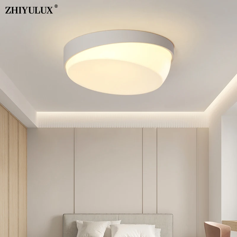 

Simple Round Creative New Modern LED Ceiling Lights For Living Dining Study Room Bedroom Kitchen Apartment Lamps Indoor Lighting