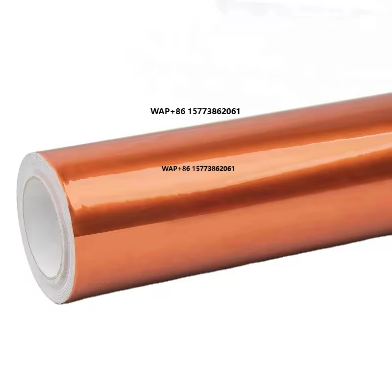 

Metallic Pearl Candy Orange Vinyl Wrap Vehicle Sticker Shield Fashion Car Styling Advertising