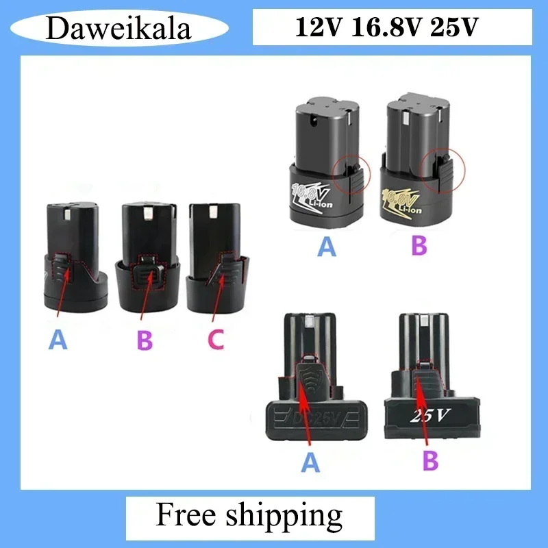 16,8 V y 6800mAh+18650 herramientas eléctricas de iones de litio, accesorios para destornillador inalámbrico