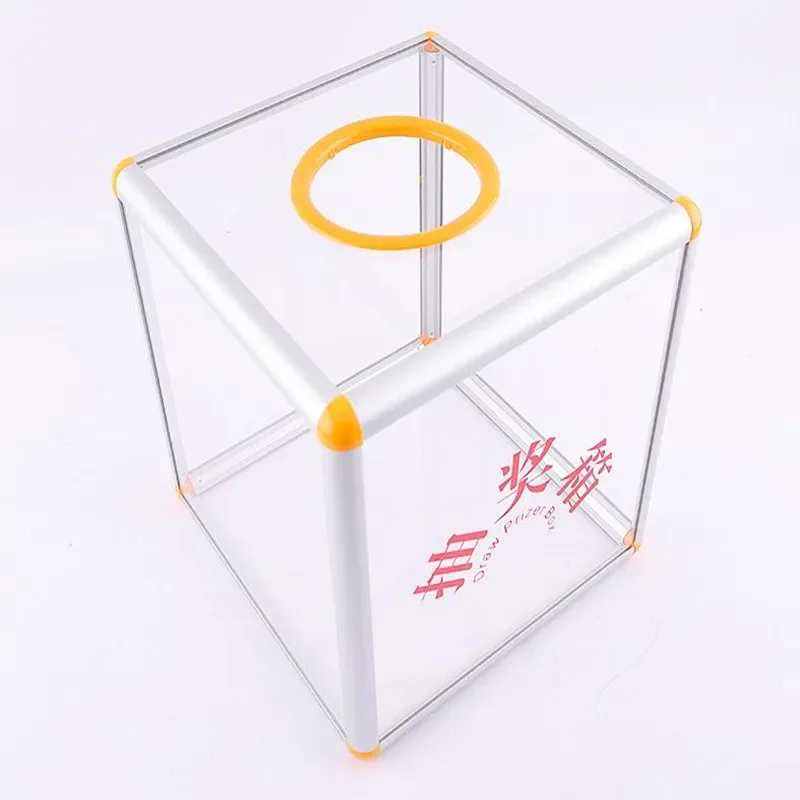 

Lucky Draw Box for Transparent Acrylic Touch Box Company Annual Meeting Lucky Draw Box