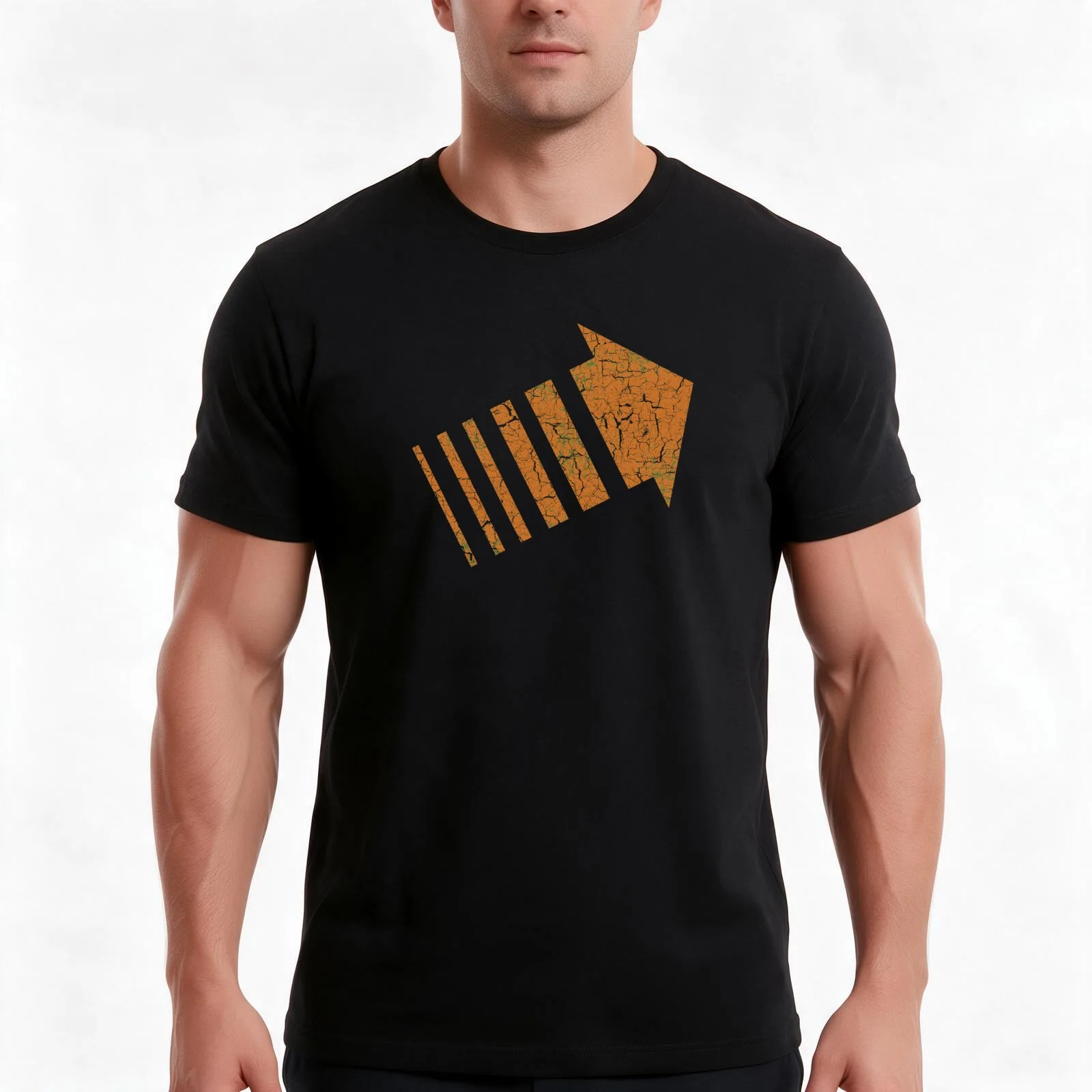 David's Shirt - Dashed Arrow (LEGION) T-Shirt, Summer Casual Cotton Tee, Oversized Streetwear Tops, Vintage Graphic Print