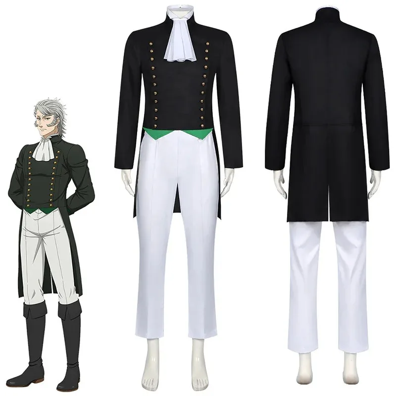 

Wolfram Golcalor Cosplay Costume Wig Cosplay Anime Black Butler Halloween Party Carnival Suit