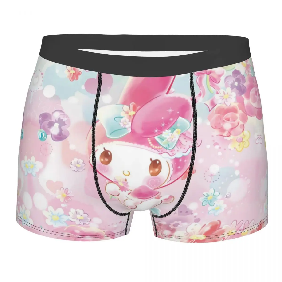 

Мужское модное нижнее белье с изображением мелодии, модные трусы-боксеры из фильма, эластичные шорты, трусы, трусы