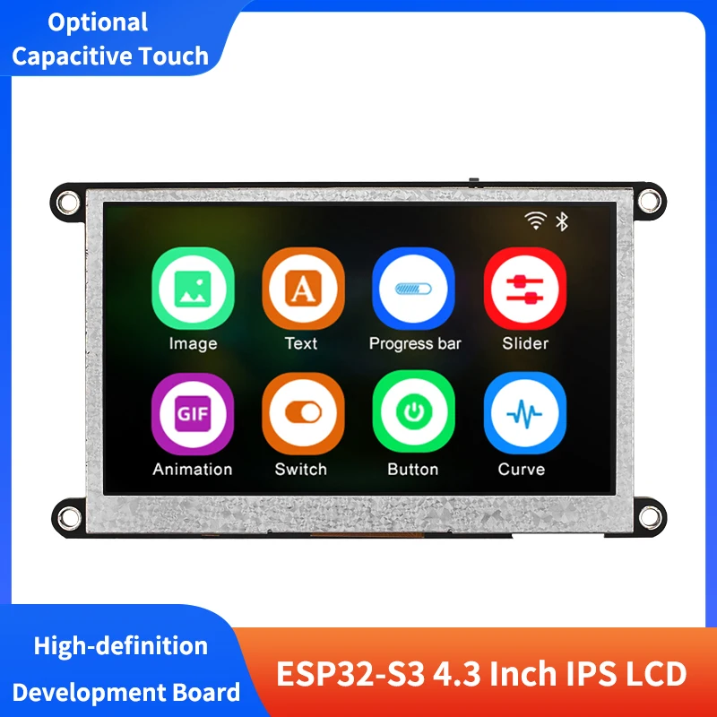 

ESP32-S3 4.3 Inch IPS High-definition LCD Development Board Display Module With WIFI And Bluetooth Optional Capacitive Touch