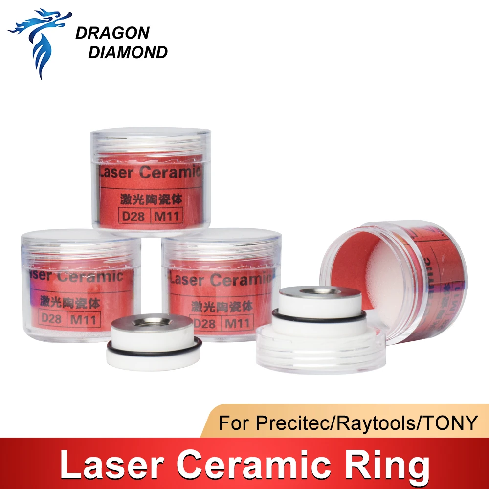 1pc Laser Ceramic Ring Nozzles Holder D28/32 Precitec-KTXB Raytools-3D WSX-Mini TONY for Fiber Laser Cutting Welding Machine