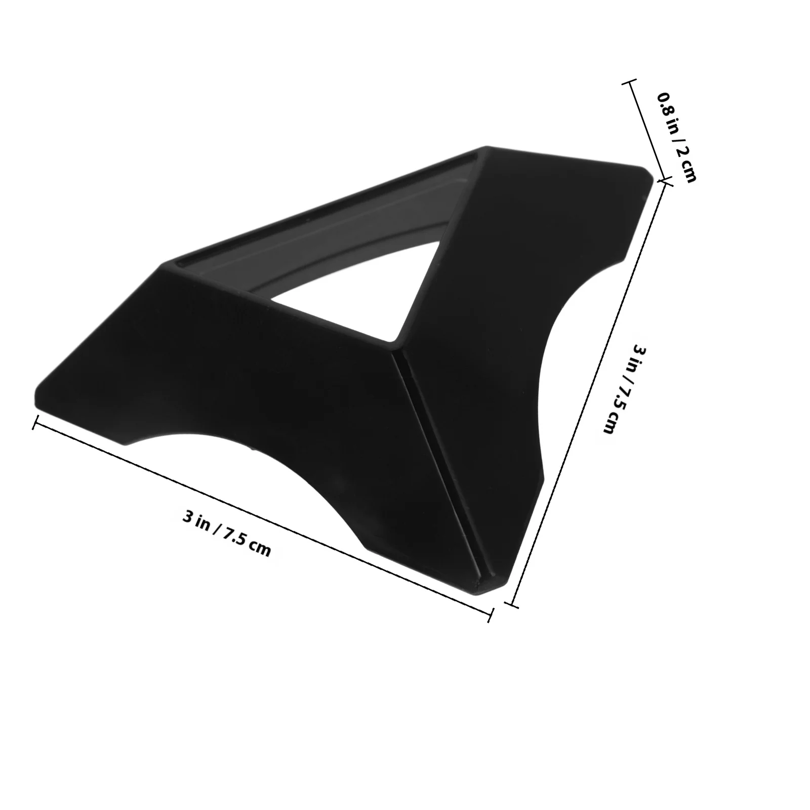 Base triangolare in plastica con supporto per treppiede da 20 pezzi per display puzzle Supporto per raccolta portatile leggero e resistente all'usura