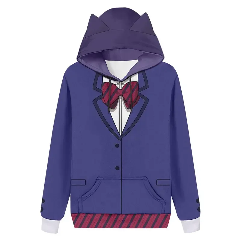 Komi não consegue se comunicar-Shouko Komi Cosplay Hoodie, moletom com capuz impresso em 3D para homens e mulheres, streetwear casual, pulôver anime