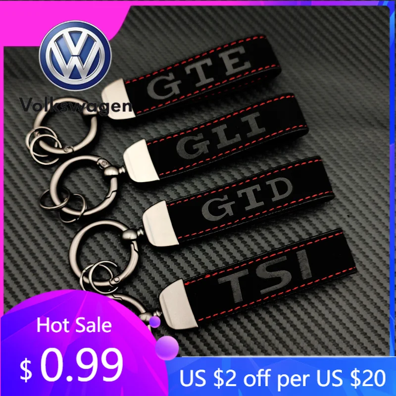 

Новинка 2026: Элитный замшевый кожаный брелок для ключей Volkswagen VW Golf 4 5 6 7 2 1 MK2 MK4 MK6 MK7 R32 GTD R Line Jetta GLI TS