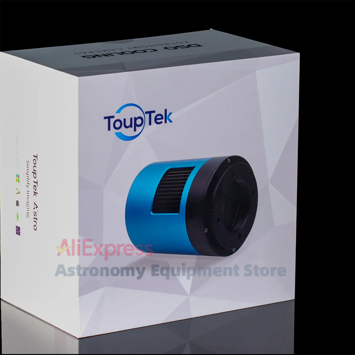 ATR585M ASI585MM Pro كاميرا تبريد DeepSpace مقاس 11.2 بوصة IMX585 مستشعر CMOS أحادي 512 ميجا بايت ذاكرة HDR DeepSky