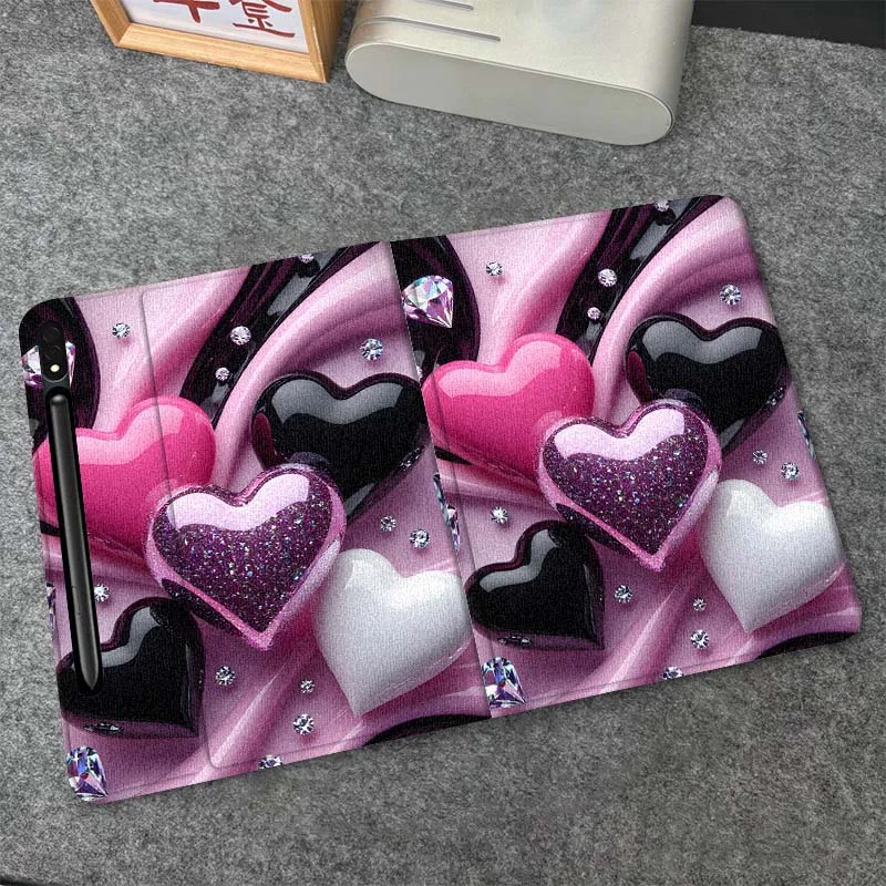 

Creative Love Pattern For Samsung Galaxy Tab S6 S8 S9 S10 Lite FE 10.4 11 Inch 2022 2024 Tablet Case