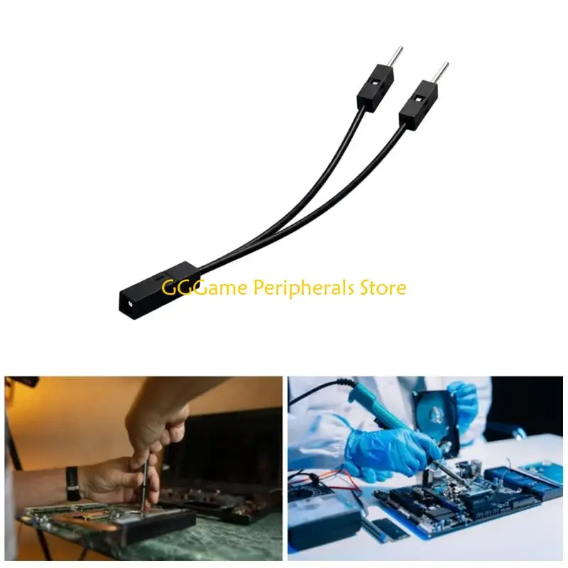 U55B 2.54Mm 2Pin Female to 2/3/4/5/6 Male Splitter Wire Extension Cable for PC Motherboard Electronic Accessories