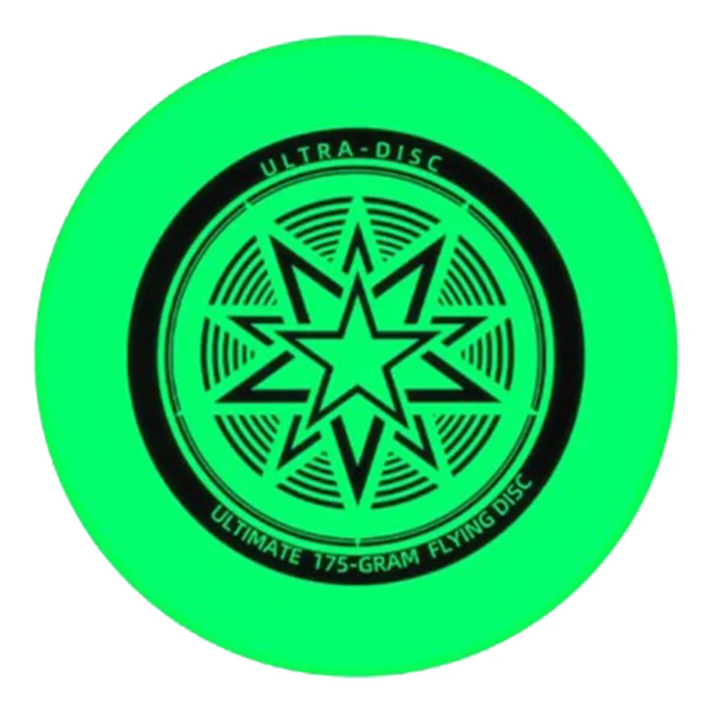 Fluorescence Flying Discs 175g Nightlight Flying Ring 10.73in Lightweight for Outdoor Sports Beach Camping Game