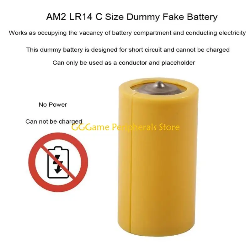 U55B USB to 3V 4.5V 6V LR14 C Battery Eliminators USB Power Supply Cable, 2-4Pcs LR14 C Cable