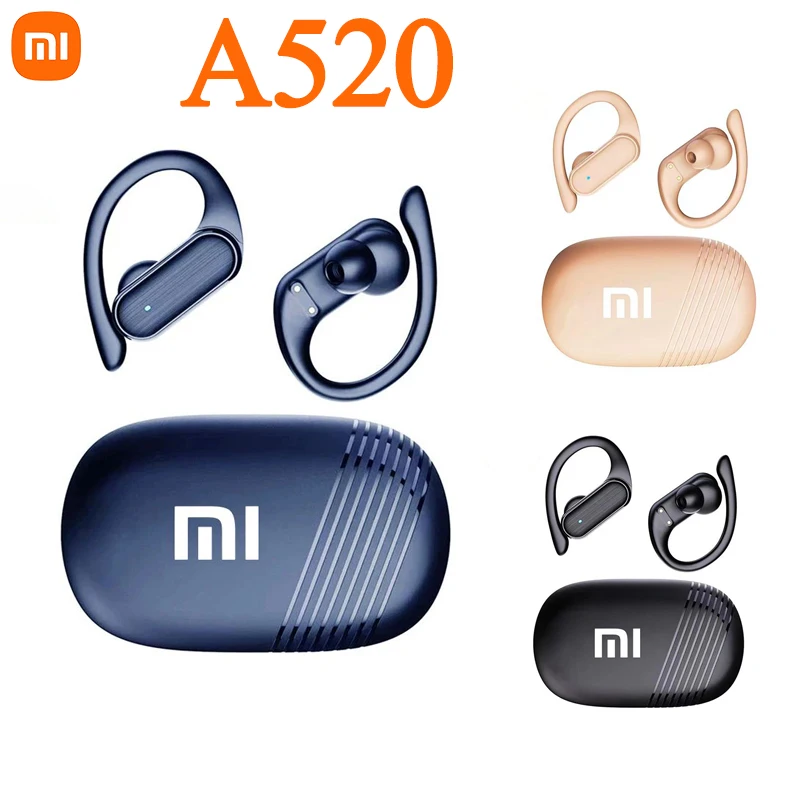 

XIAOMI A520 Bluetooth 5.3 Headphones EarHooks Wireless Earphone HiFi Sound TWS Game Headset Bone Conduction Sports Earbuds