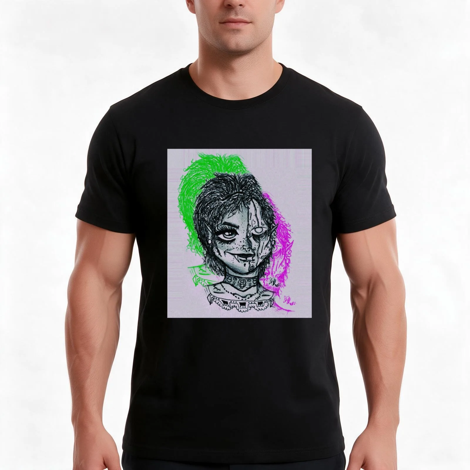Transformation T-Shirt, Summer Casual Cotton Tee, Oversized Streetwear Tops, Vintage Graphic Print, Loose Fit Short Sleeve