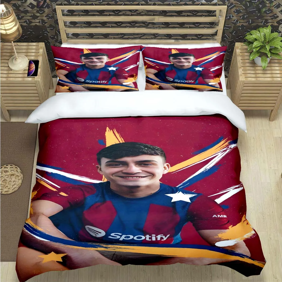 

Hot Fashion Spain Football Star P-Pedri Bedding Sets Bed Supplies Set Duvet Cover Bed Comforter Set Bedding Set Luxury Gift