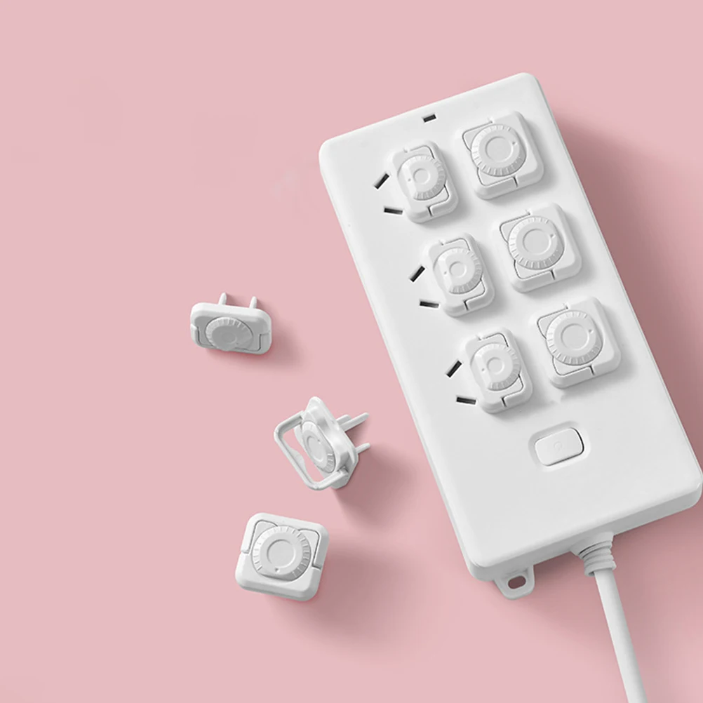 

12Pcs Proof Outlet Covers Plastic Safety Socket Protector Secure Electric Plug Caps Proofing Electrical Protector
