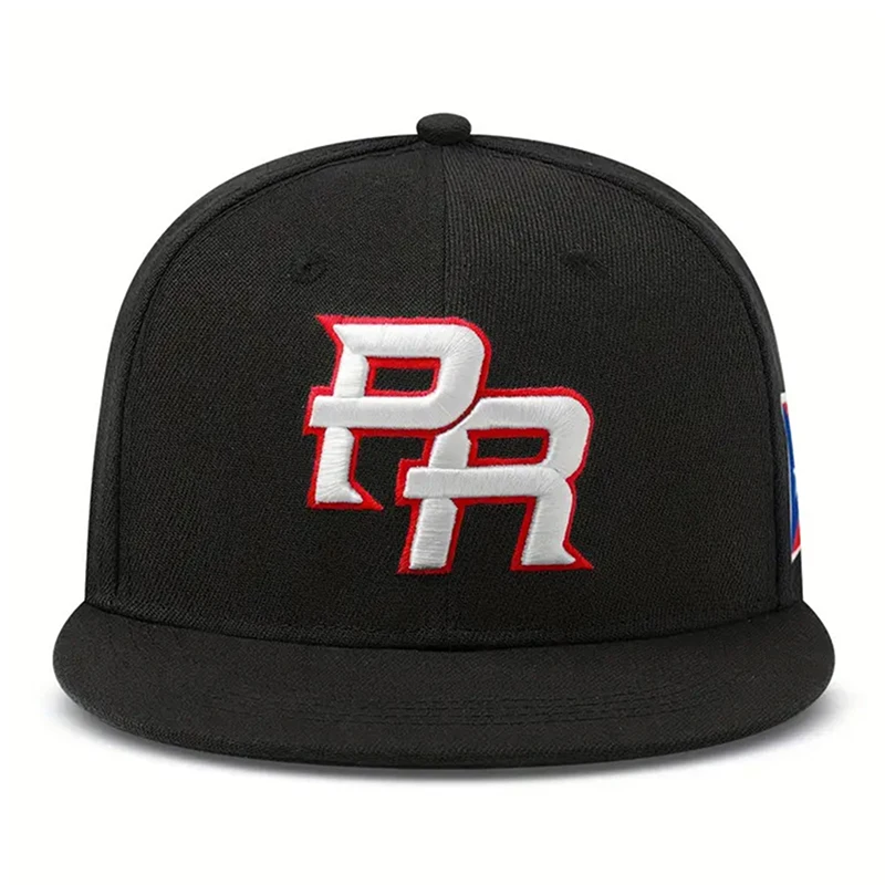 2025 الموضة والإبداعية الجديدة حافة مسطحة قبعة PR بورتوريكو الجانب العلم الهيب هوب قبعة الترفيه في الهواء الطلق اليومية ظلة قبعة قبعة بيسبول #2