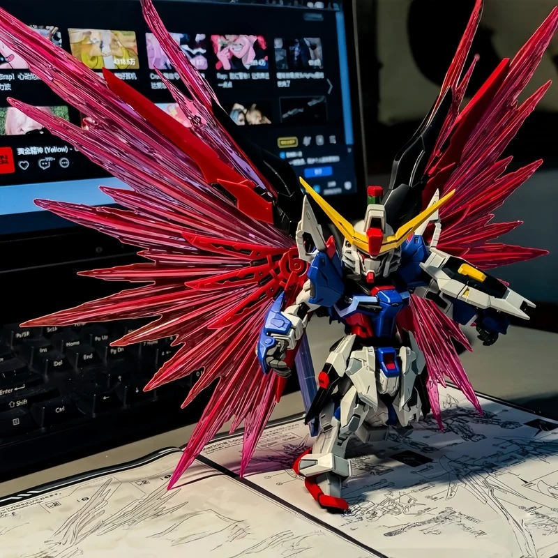 

Оригинальная сборная модель Bandai Fate Gaoda SEED MGSD Q-версия, подвижный мех, настольная коллекционная фигурка, игрушка, подарок