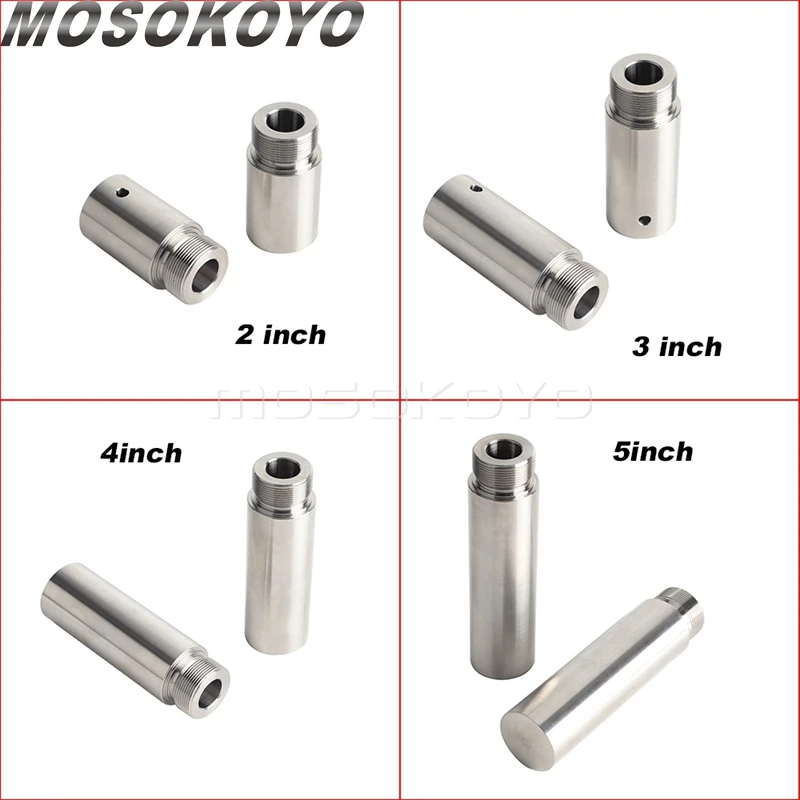 Motorcycle Fork Tube Extension Steel Rise 2inch-5inch 40mm Fork Tube For Harley Dyna Glide FXD Sportster XL1200 XL883 883 Iron