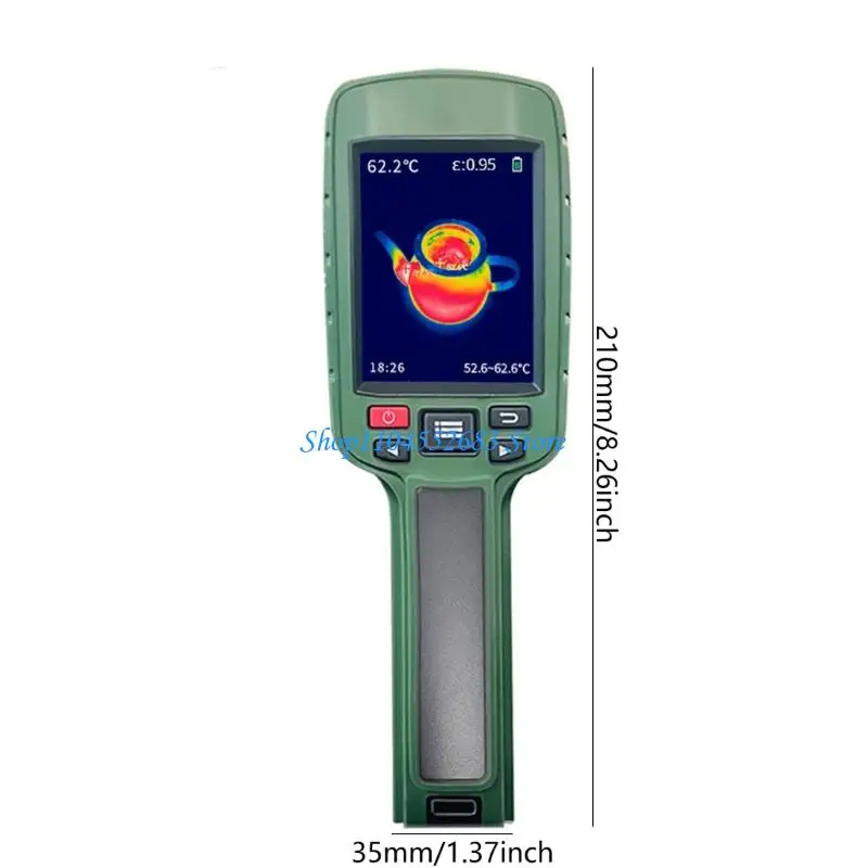 Y6GD Professional Infrare Thermal Imaging Camera Detector 120x160 Pixels High Sensitivité Temperature Gangs 20 ℃ ~ 400 ℃