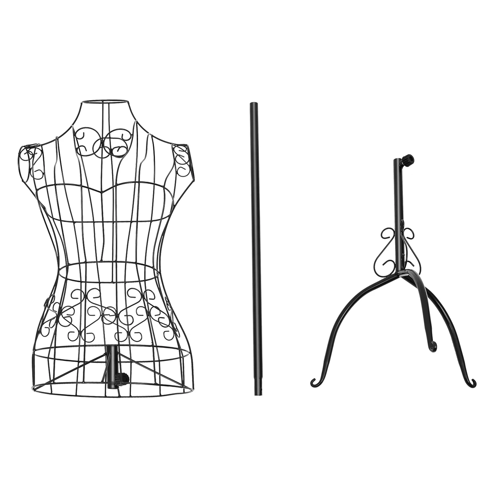 black metal dress form Free black iron dress form for vintage garden decor