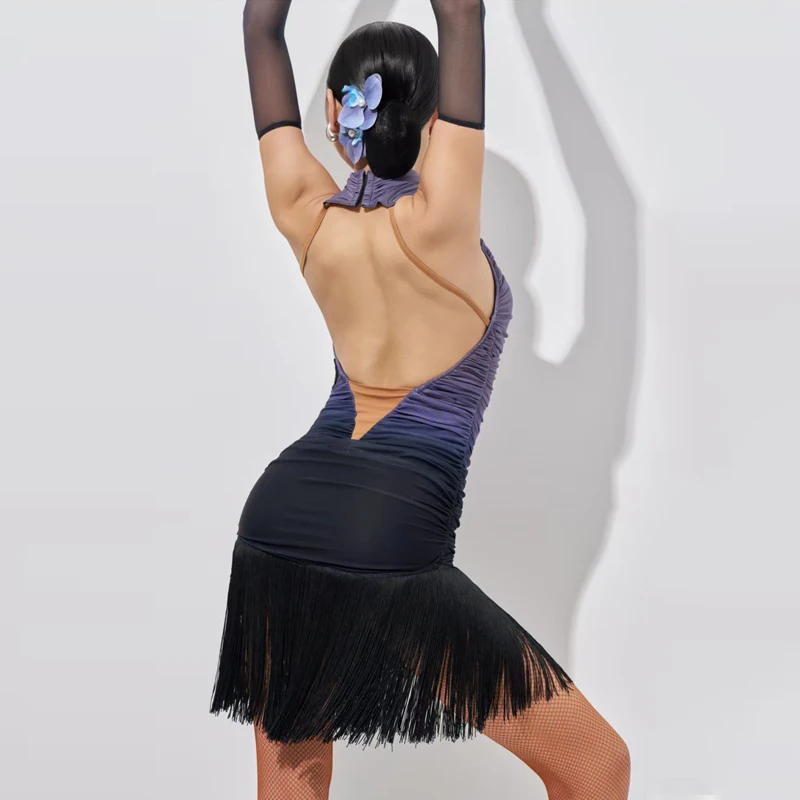 New Latin Dance Accessories For Women Chacha Rumba Dance Headwear Adults Latin Dance Gloves Stage Practice Headdress DW251