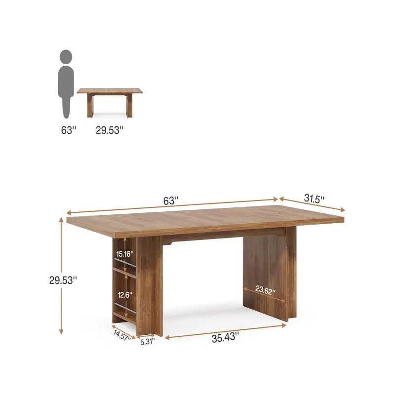 مكتب مريح مع ارتفاع قابل للتعديل وحلول تخزين للمنزل والعمل #6