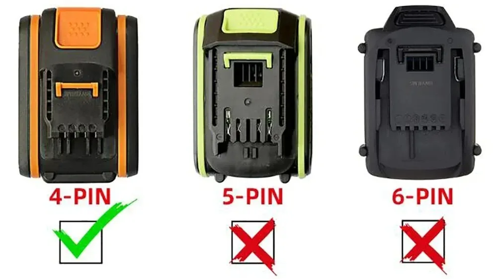 Picture 6: For Worx 20V BMS Li-ion Battery Case PCB Charging Protection Circuit Board Voltage Detection