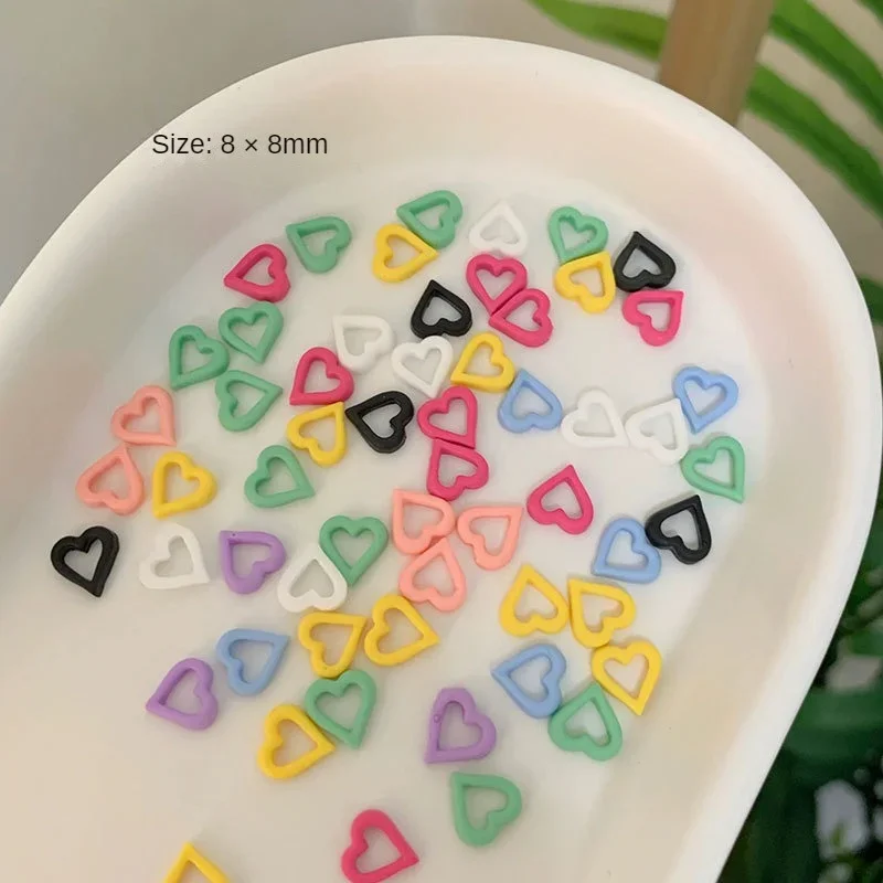 อุปกรณ์เล็บหวานความงามและสุขภาพ 3d อุปกรณ์เสริม Mini ไม่ง่ายที่จะหลุดออกเล็บเครื่องประดับน่ารักสี Lovely Hollow