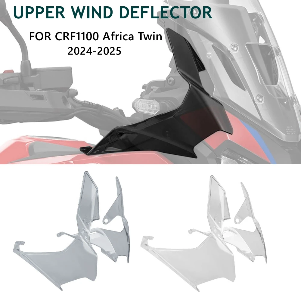 

Для Honda CRF1100L DCT Africa Twin CRF 1100L CRF1100 L 2024-2025 мотоциклетный верхний дефлектор, боковая панель лобового стекла, обтекатель