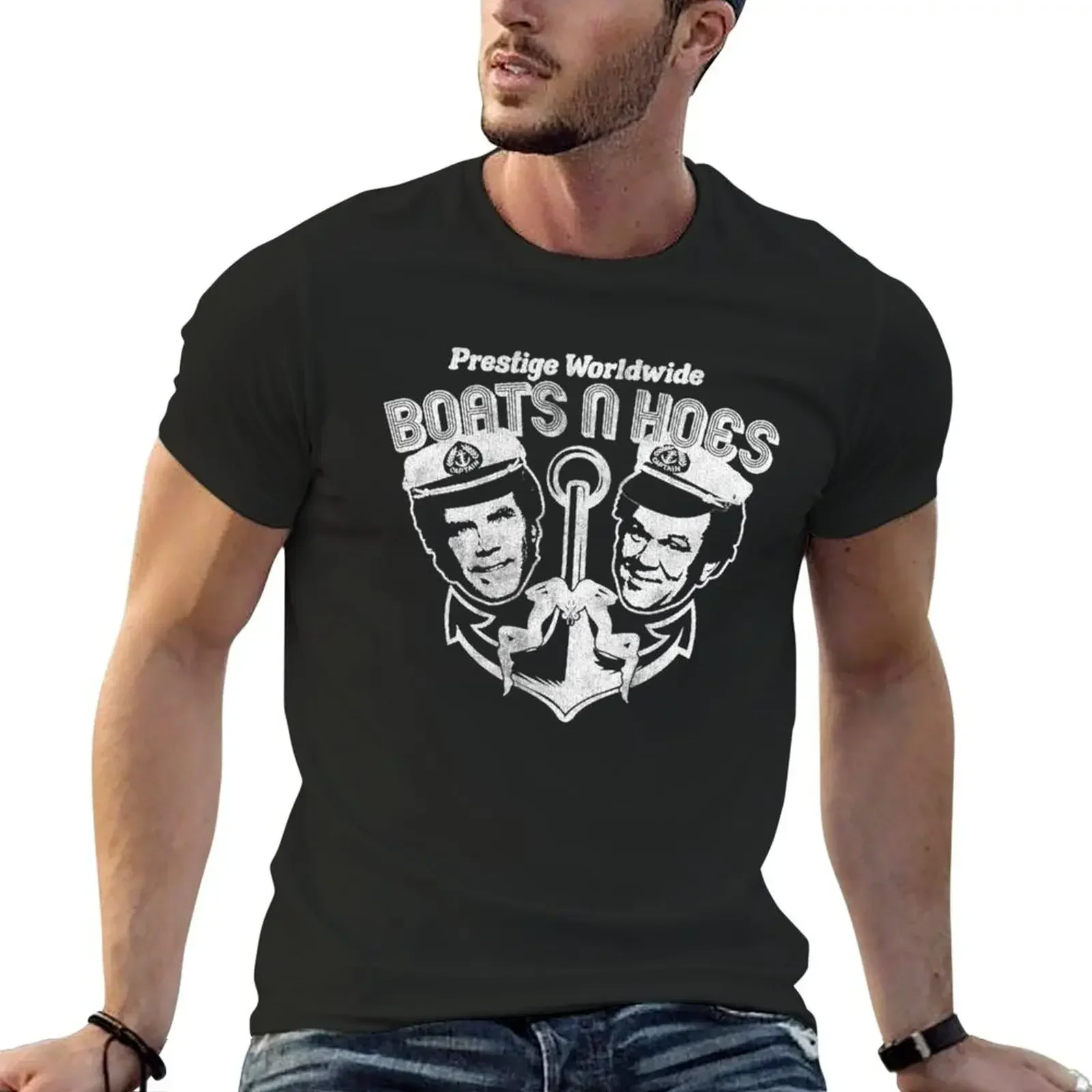 Boats Hoes Step Brothers T-Shirt quick-drying graphic t shirt vintage tees basketball graphic tees funny t shirts men