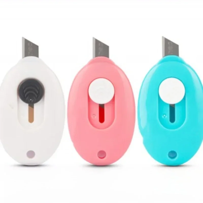 1/2/3/6PCS Cute Rabbit Cloud Color Mini Portable Utility Knife Paper Cutter Cutting Razor Blade Office Stationery Supplies