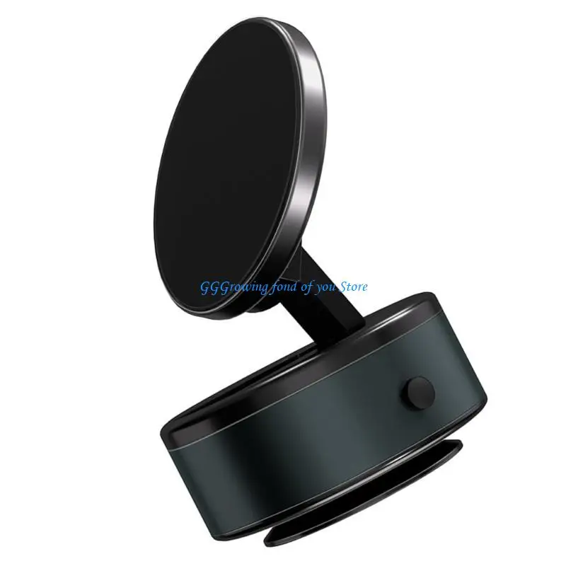 H9EB Car Smartphone Mount Support Bracket with Vacuum Suction Foldable and Rotatable High Strength for Navigation Video Calls