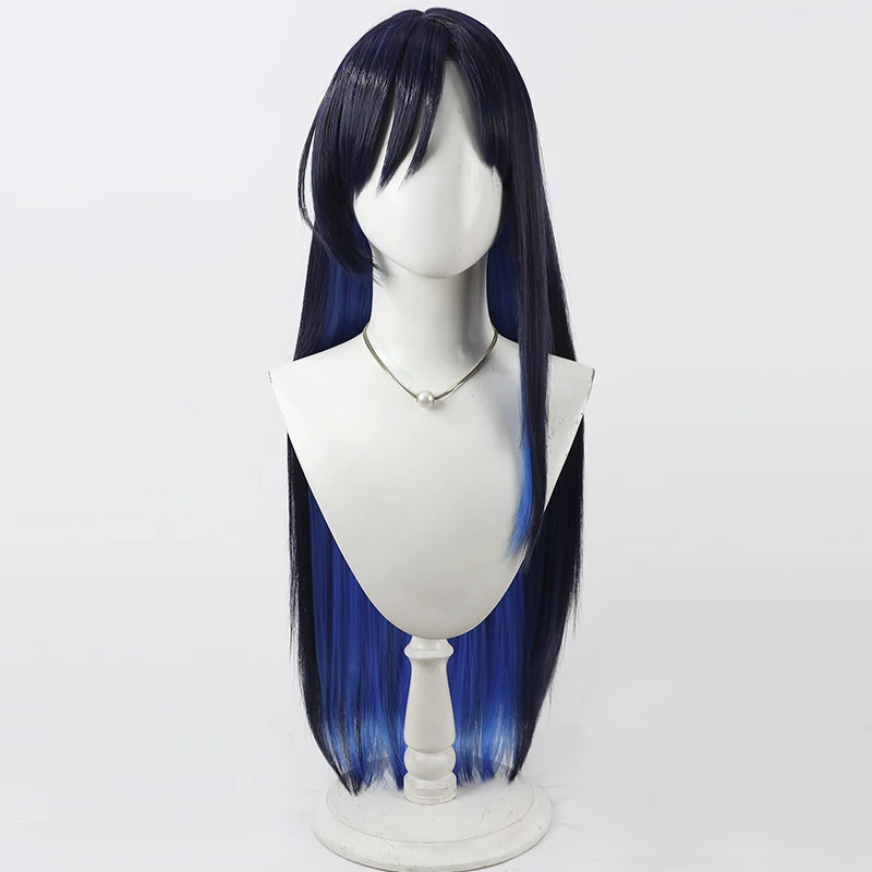 Virtual YouTube Vtuber Futaba Minato Cos Cosplay Wig Halloween Carnival Party Props Synthetic Hair Heat Resistant Fiber +Wig Cap