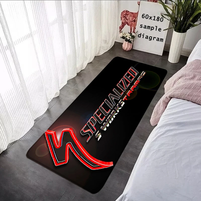 Cycling Rugs Specialized Foot Carpets Entrance Doormat Bedside Carpet Anti Slip Bicycle Mat Home Kitchen Rug Hallway Decoration