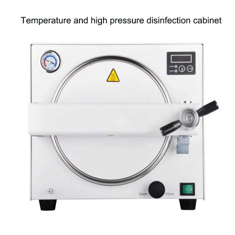 New 18L Vertical Dental Autoclave Sterilizing Laboratory Steam Sterilizer Medical Steam Tool Manicure Tool Dry Heat Sterilizer