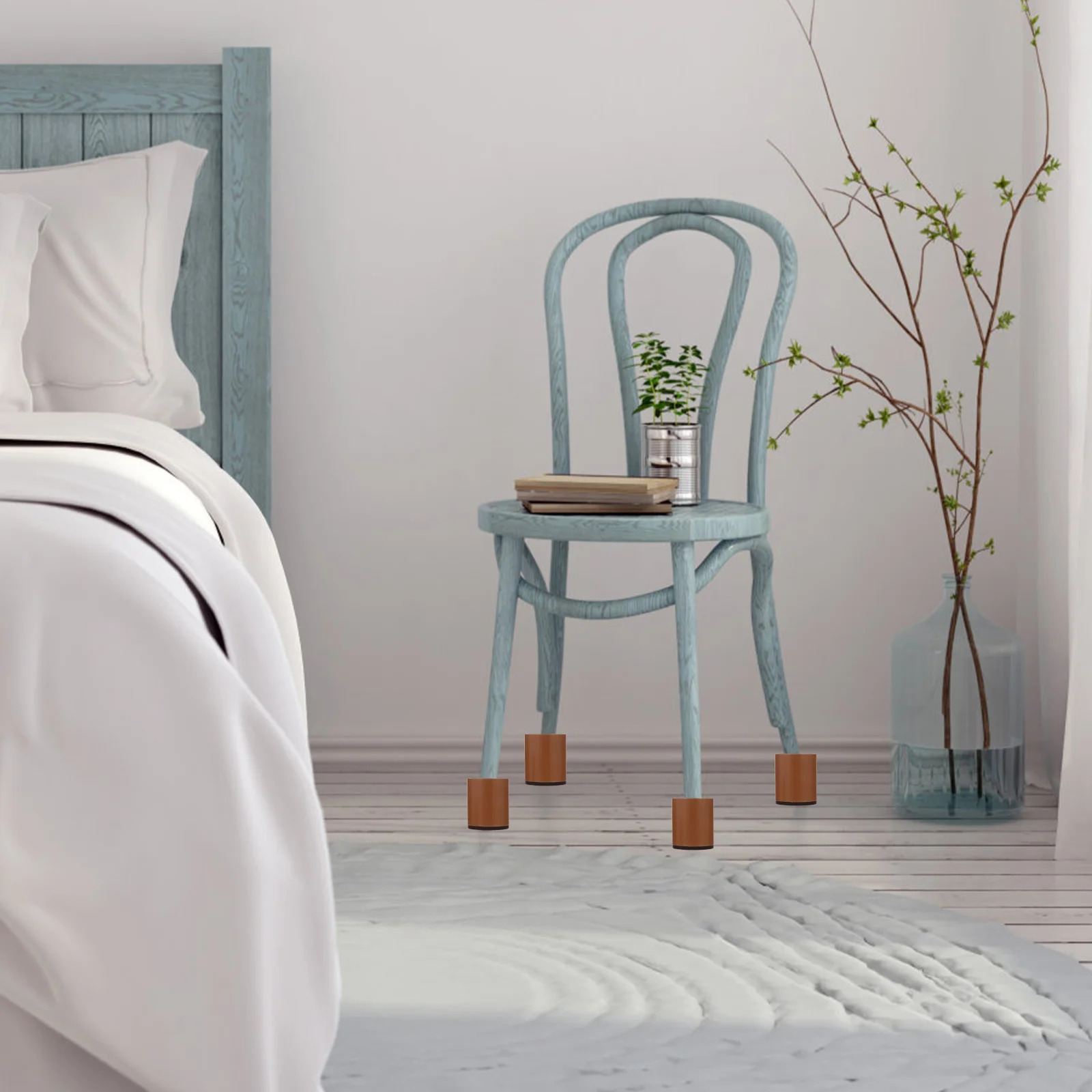 2 قطعة أقدام الجدول الناهض عدم الانزلاق ملحقات أثاث صامت الكربون الصلب ورأى المواد قوية الحاملة قابل للتعديل ارتفاع السرير #1