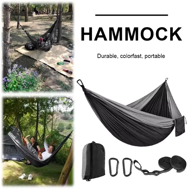 

Lightweight and Portable Camping Hammock Durable with Ropes Suitable for Hiking Beaches and Travel Essentials