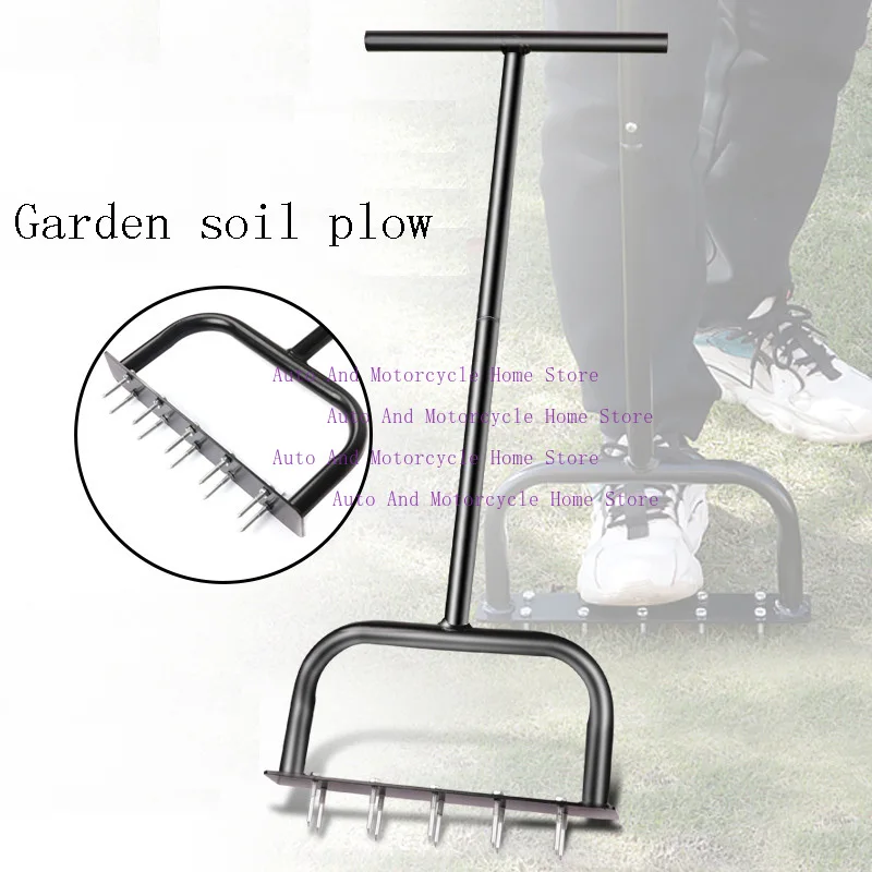 

Аэратор для газона, стоячий садовый инструмент для копания, инструмент для газона, садовый аэратор для обуви, регулируемый аэратор для травы для газона, сада, почвы, воздуха