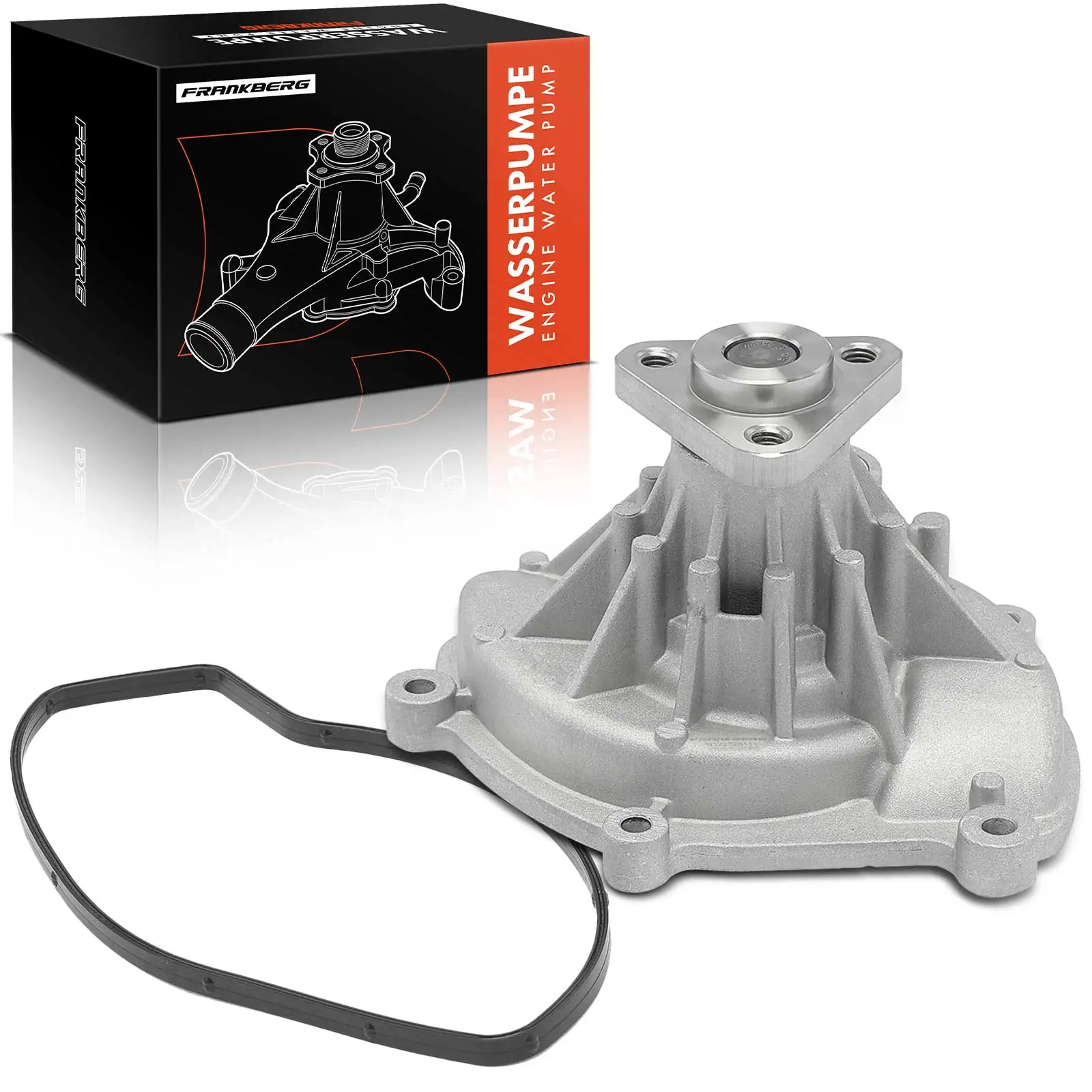 Pompa dell'acqua di raffreddamento Frankberg 1x per Porsche Cayenne 9PA Panamera 970 4.8L 2007-2016 94810603301 180-3020 41231