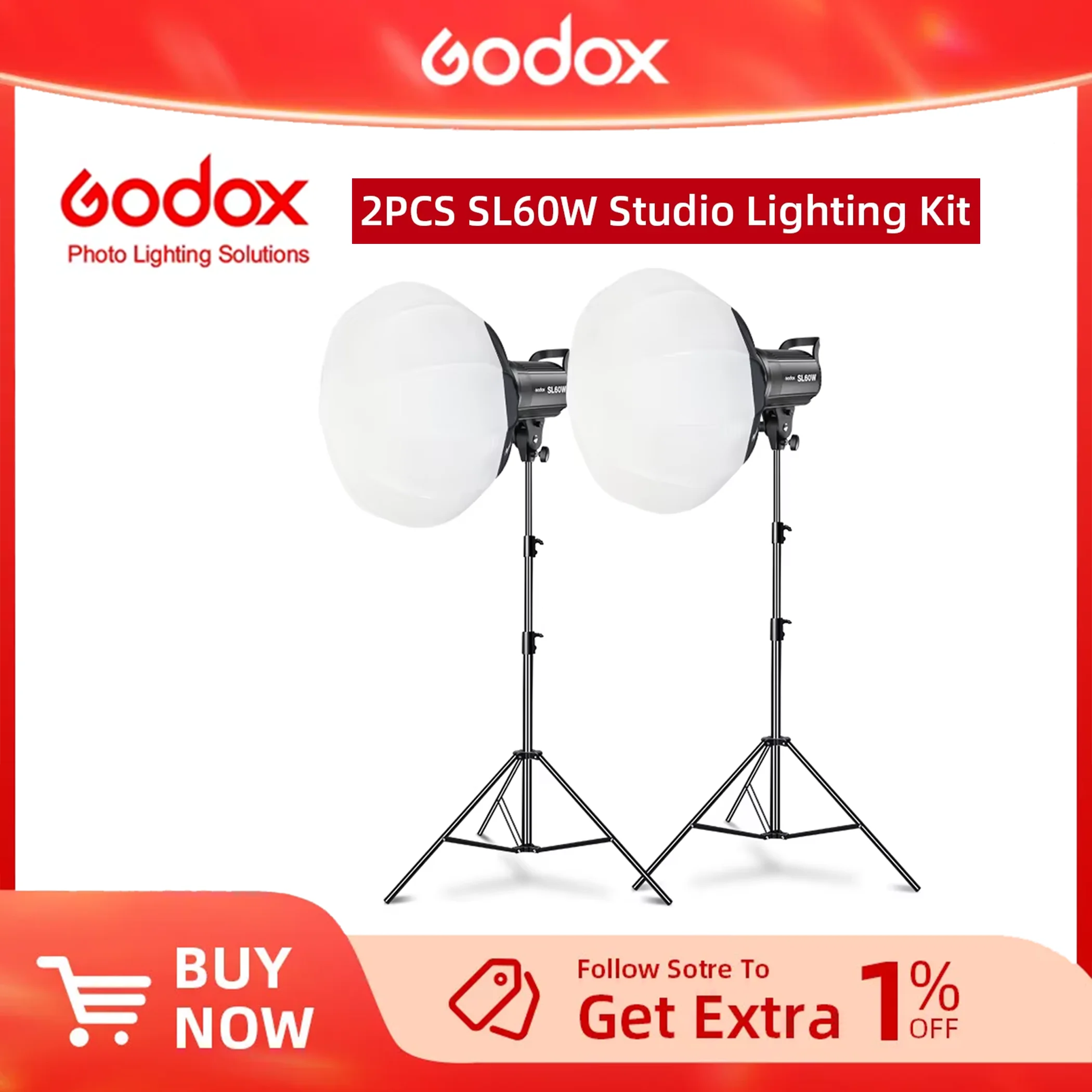 Godox SL-60W 60Ws 5…
